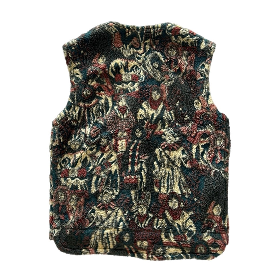 Vintage Fuzzy Buttop Vest