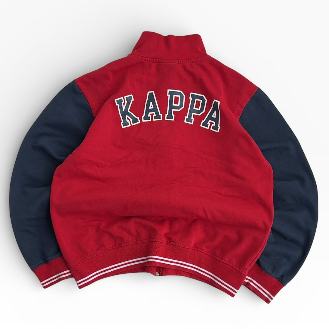 KAPPA Vintage Dark blue x Red Full Zip Jacket