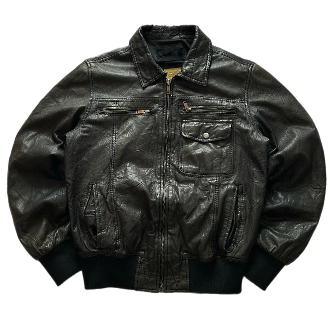 Bomber Faw leather Jacket