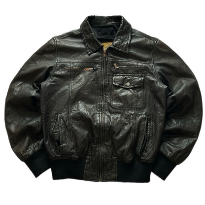 Bomber Faw leather Jacket