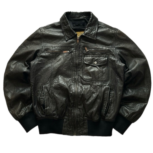 Bomber Faw leather Jacket
