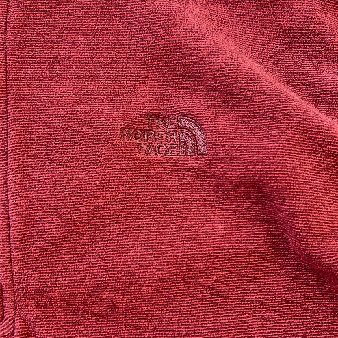 The North Face Burgundy 1/4 Zip Fleece