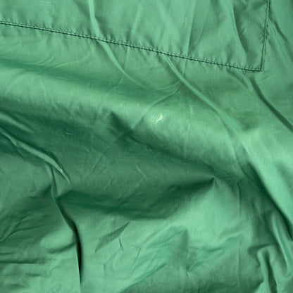 Wearout & Lerros Green 1/4 Zip Hooded Adjustable Overshirt With Blue Fleece inside