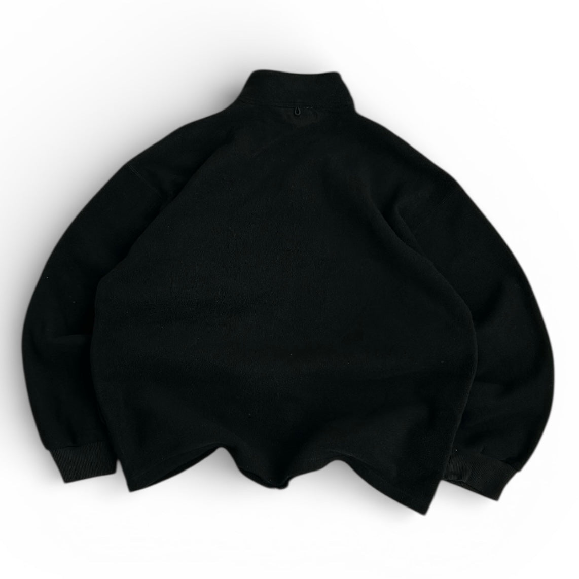 Adidas Black Fleece With Yellow Logo Full Zip Jacket