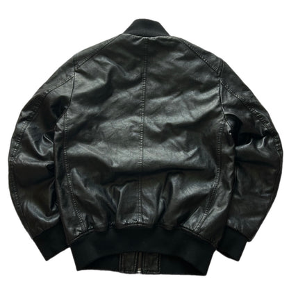 Leather Bomber Jacket