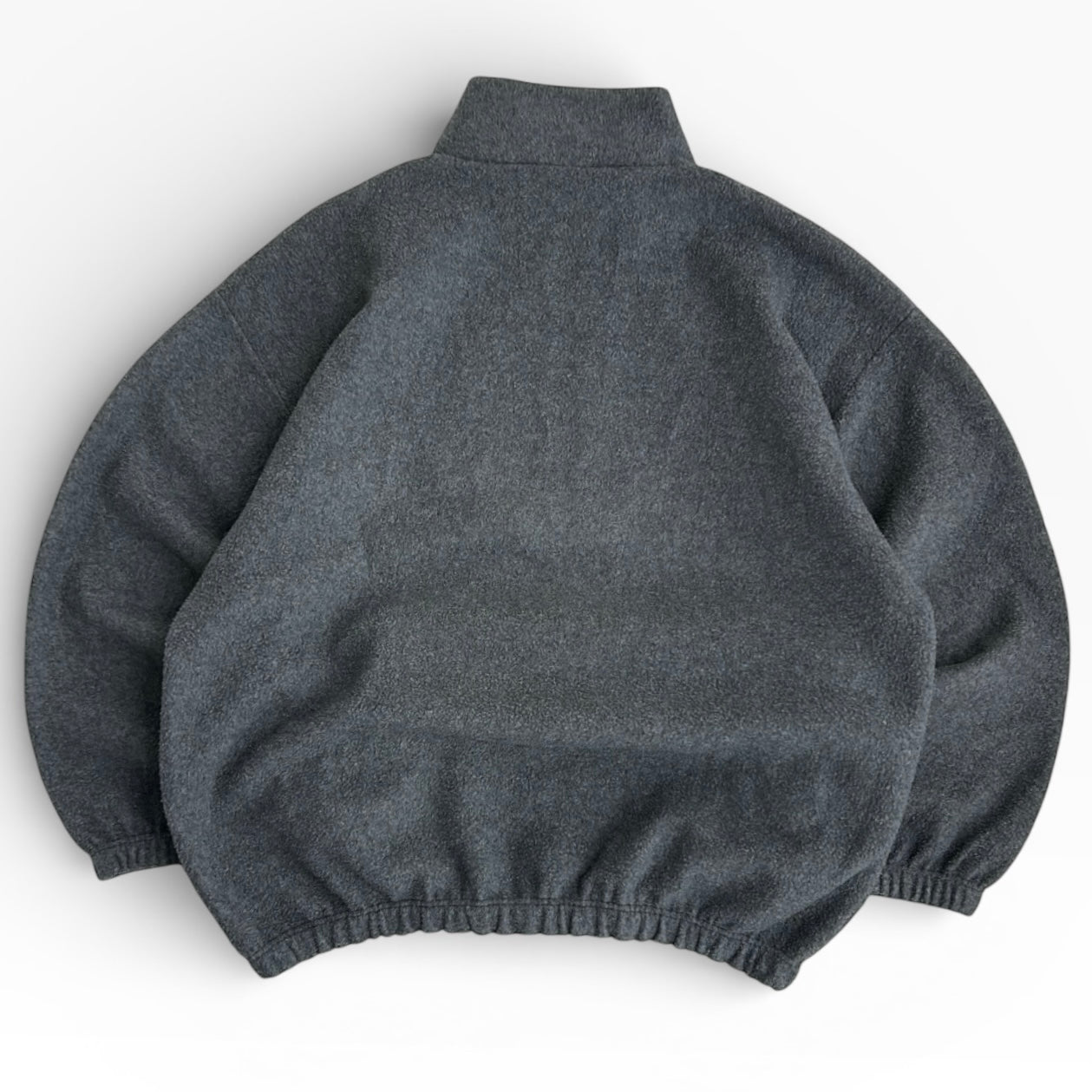 Vintage multicolored 1/4 Zip Crazy Fleece with pockets