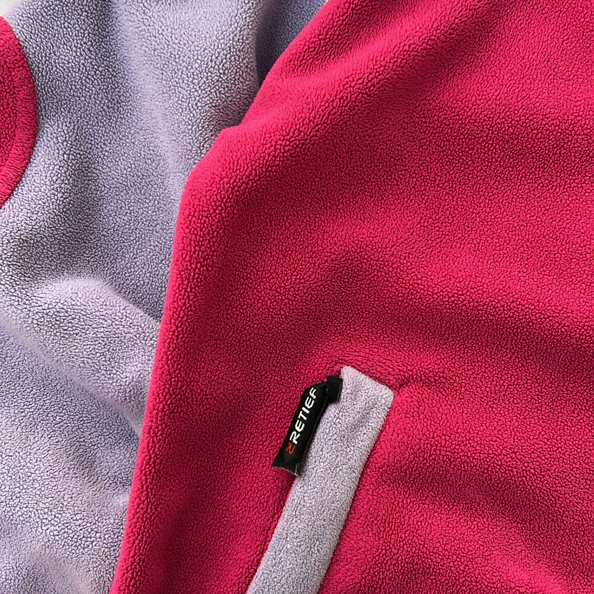 Relief Pink x Purple Full Zip Fleece Jacket