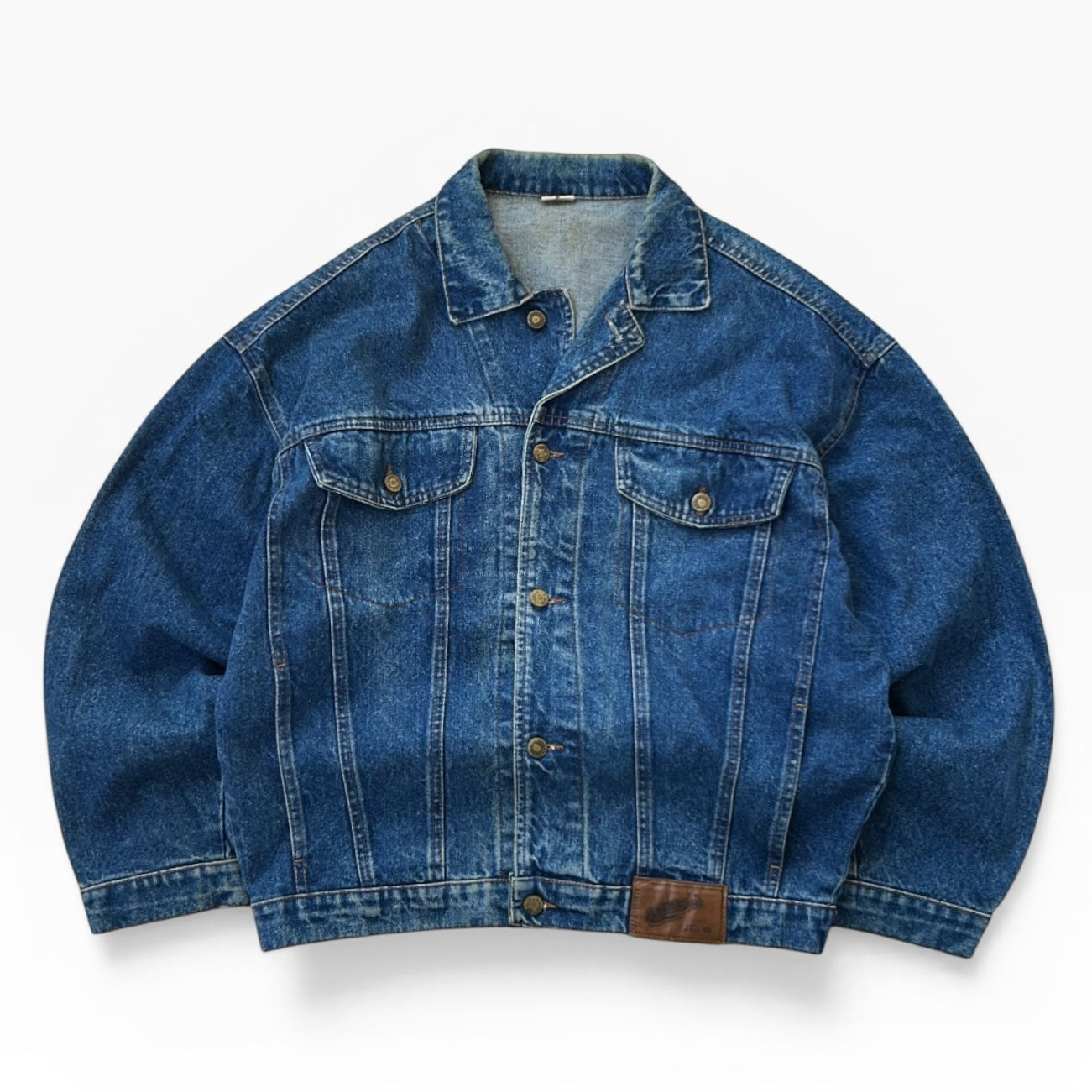 Vintage dark wash denim jacket