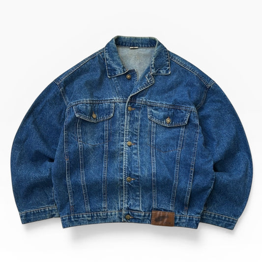 Vintage dark wash denim jacket