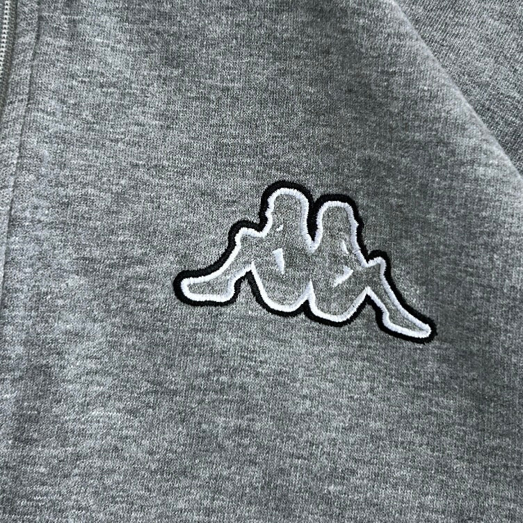 Kappa Grey Full Zip Casual Jacket