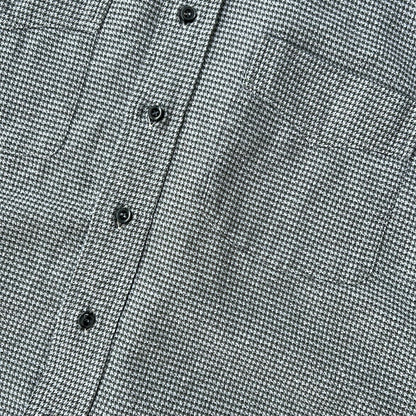 Vintage Grey Button-Up Flannel OverShirt