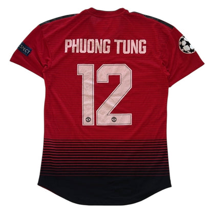 Manchester United Phuong Tung Jersey Champions League Football Shirt