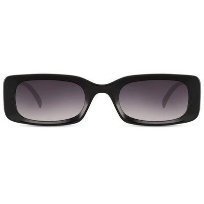 The Berlin – Bold Black Rectangle Shades