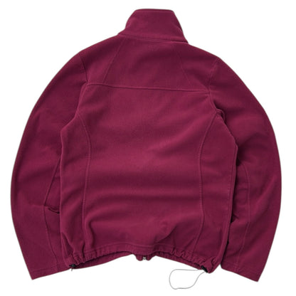 Columbia Hot Pink Full Zip Fleece Adjustable Jacket