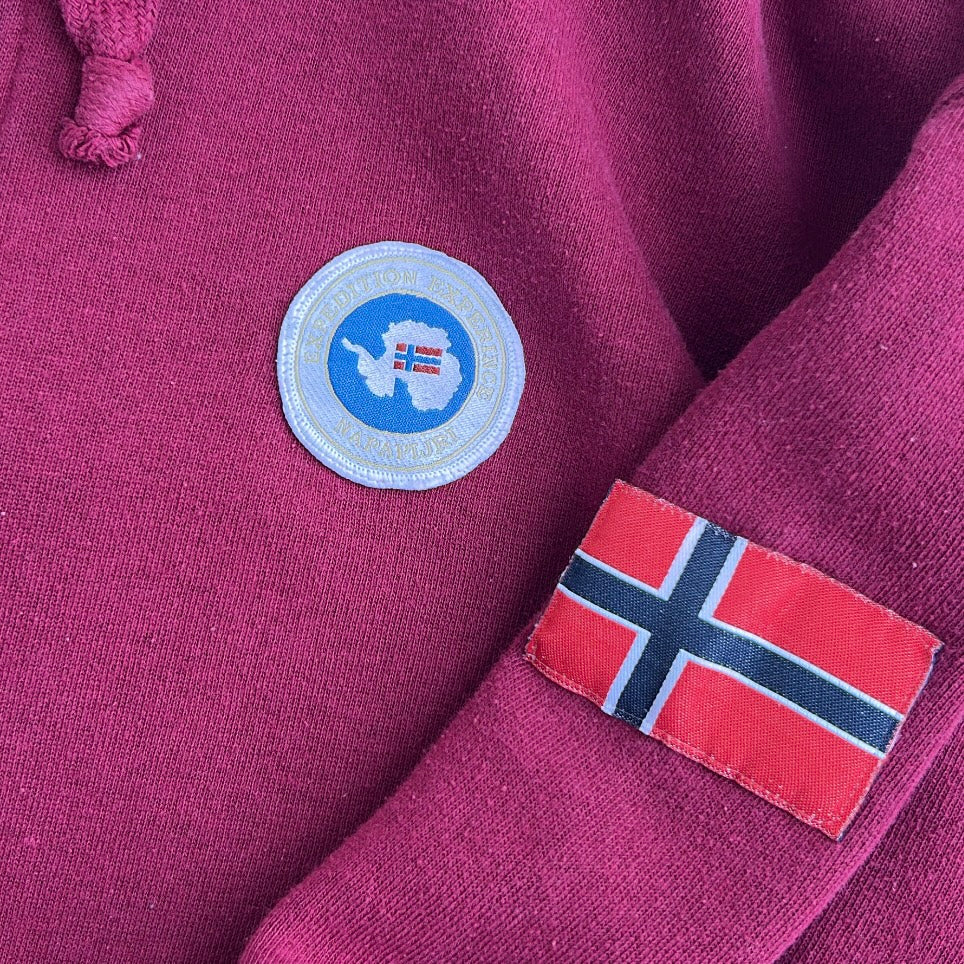 Napapijri Magenta Full Zip Hooded Jacket