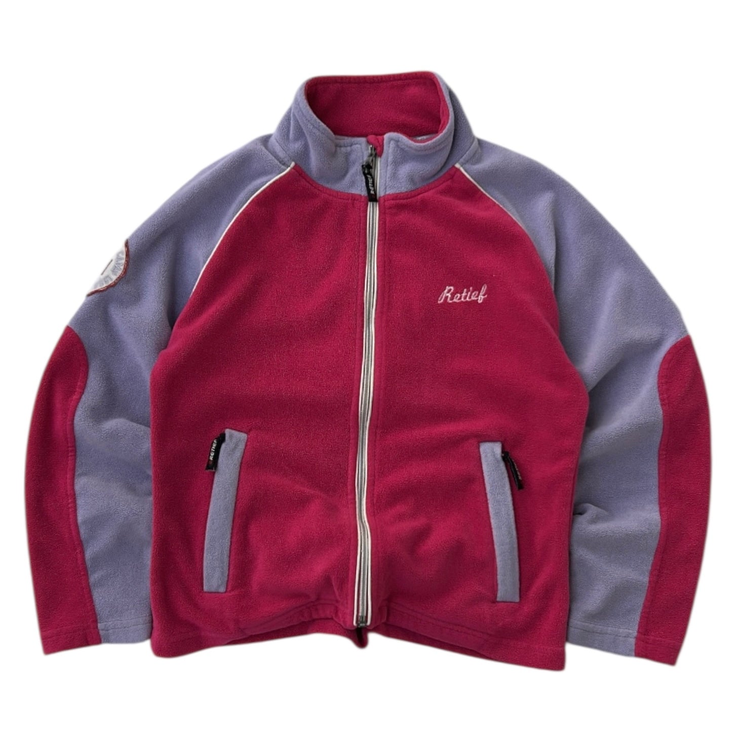 Relief Pink x Purple Full Zip Fleece Jacket