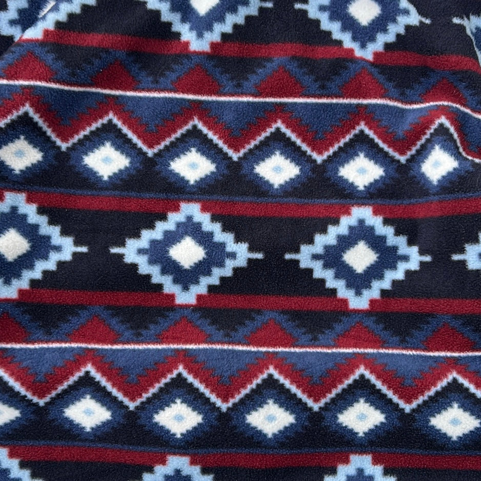 Crazy patterned Full Zip Fleece Jacket