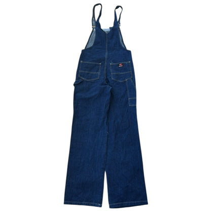 Grass Coper Dark Wash Denim Dungarees