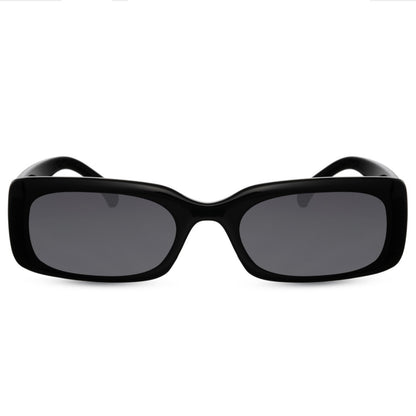 The Berlin – Bold Black Rectangle Shades