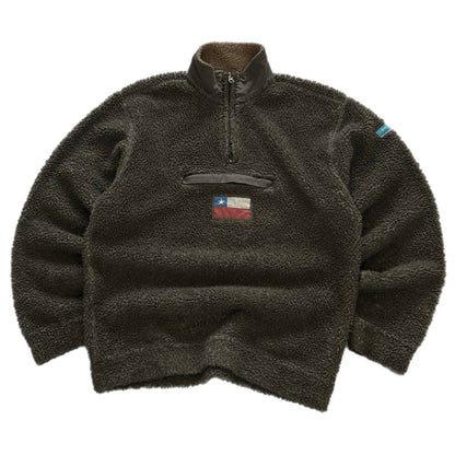 Vintage 1/4 Zip Fuzzy Fleece