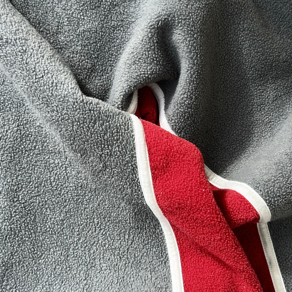 Fila 1/4 Zip Burgundy Lining x Grey Fleece