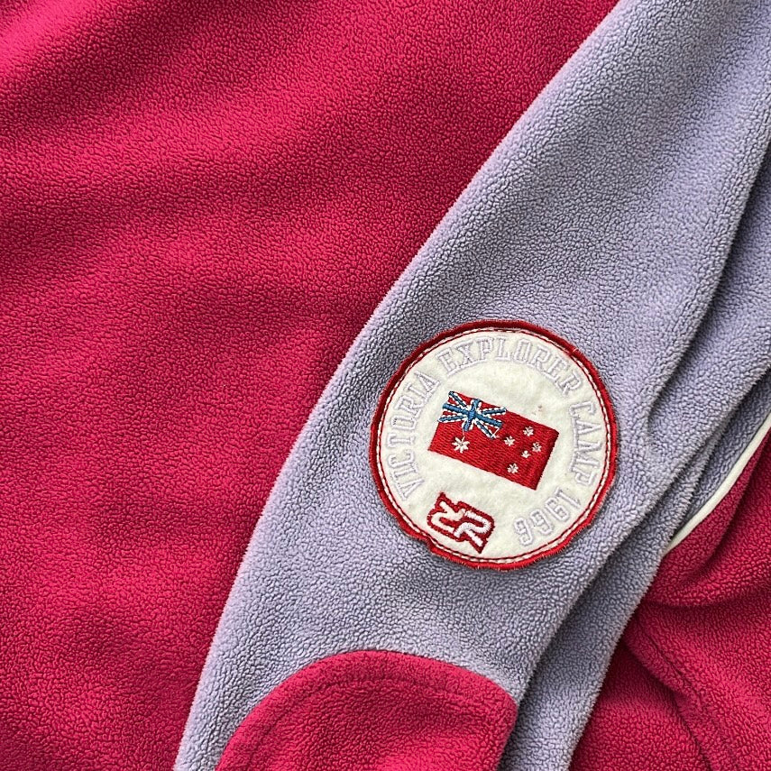 Relief Pink x Purple Full Zip Fleece Jacket