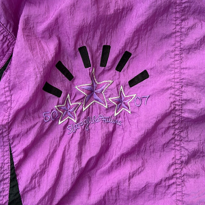 Purple 90s Shell Full Zip Jacket