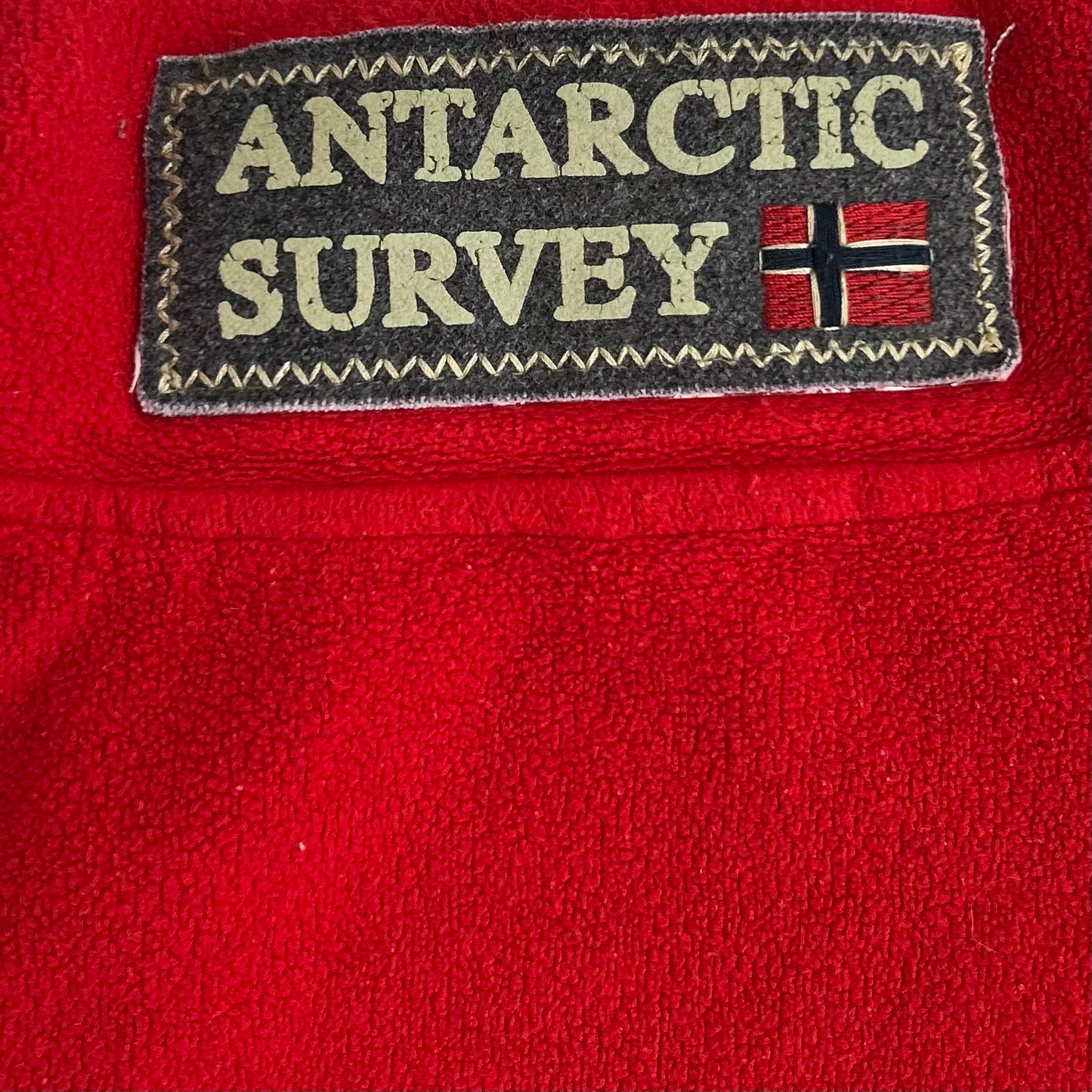 Napapijri Hot Red 1/4 zip Fleece