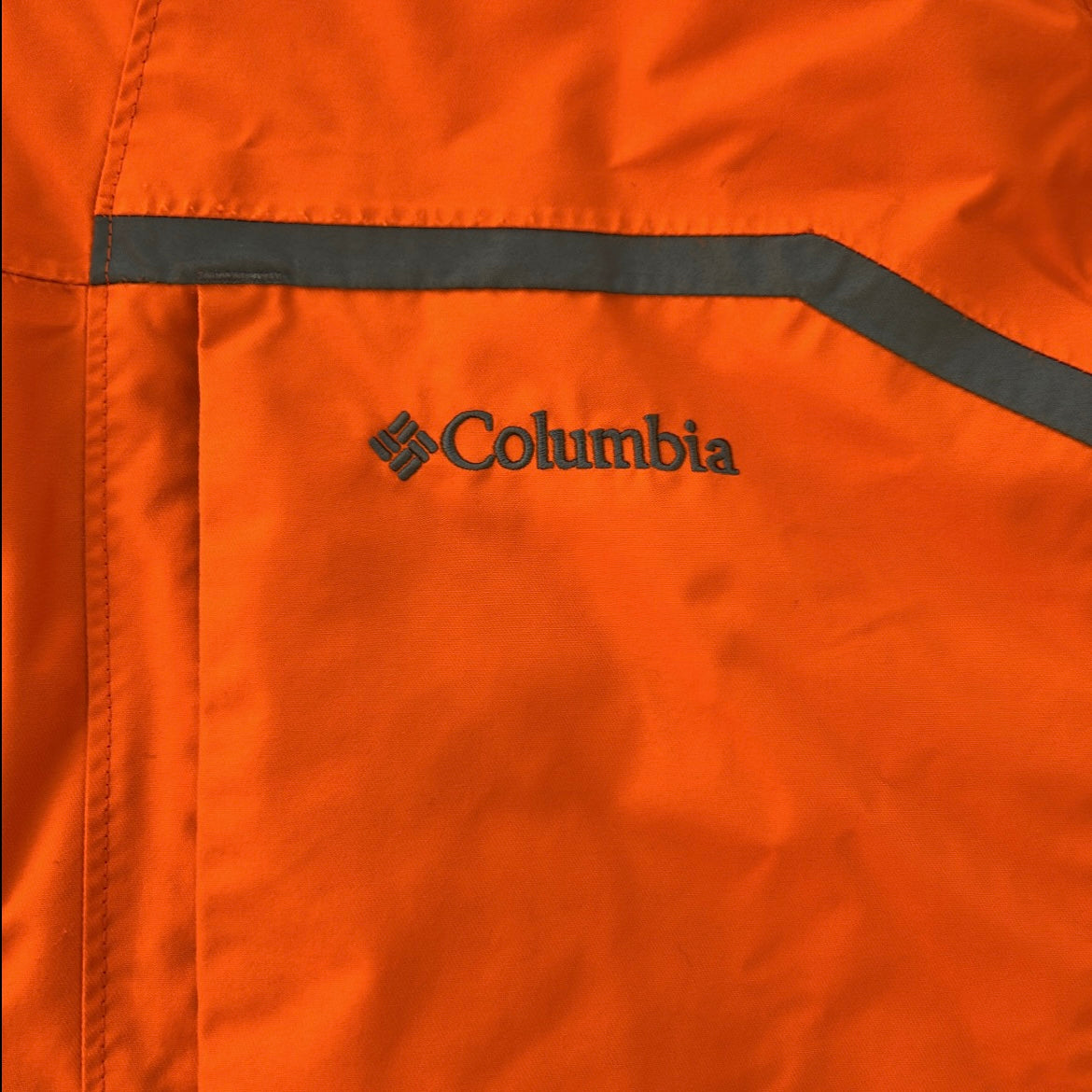 Columbia Light Ski Style Orange Full Zip Jacket
