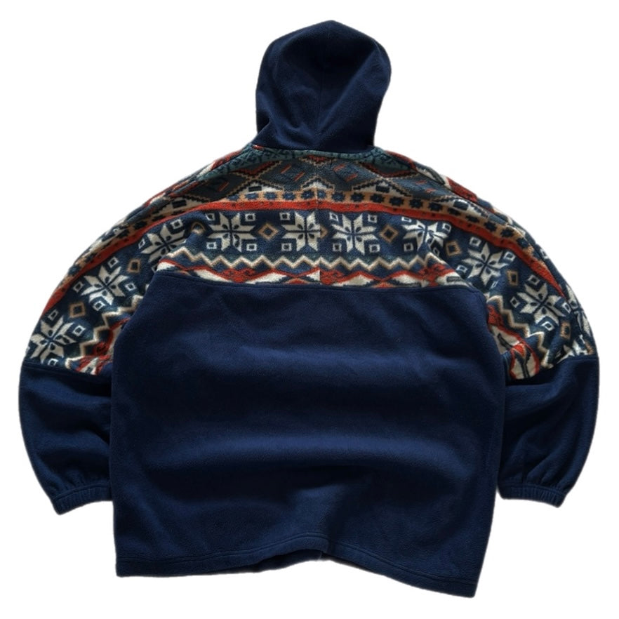 Vintage 1/4 Zip Hooded Fleece