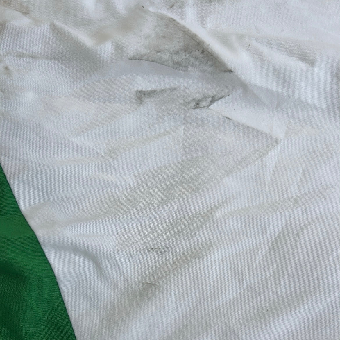 Vintage Green x White Soccer Club Full Zip Jacket