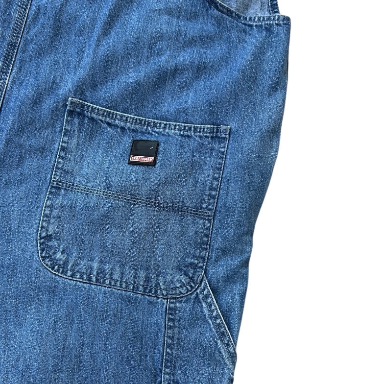 Craftsman Mid Wash Denim Dungarees