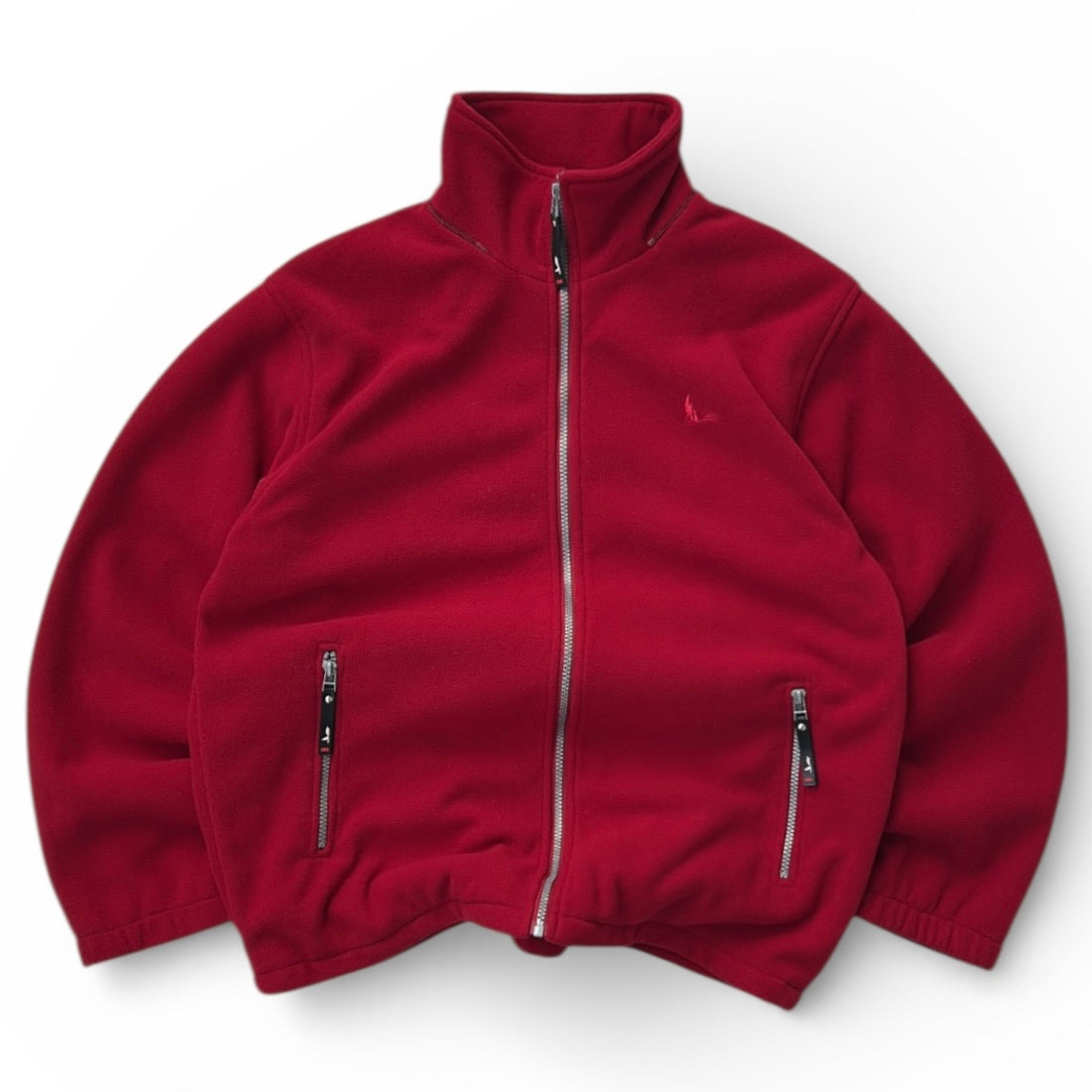 Red Thick Full Zip Fleeve M&S Jacket