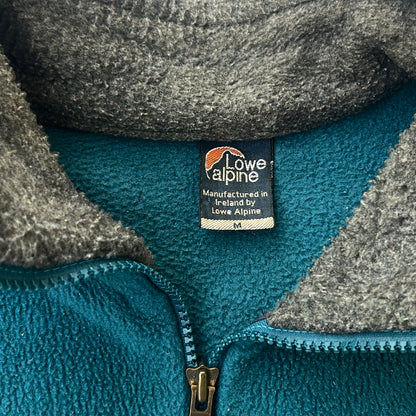 Vintage Embroidery Logo Lowe Alpine 1/4 Zip Fleece