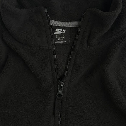 Starters Black Full Zip Fleece Jacket