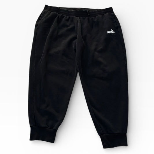 Puma black adjustable joggers
