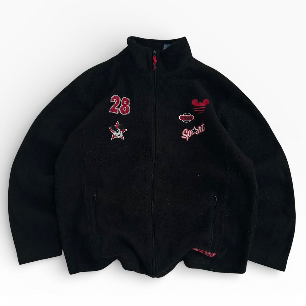 MICKEY Disney Black full zip fleece