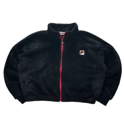Fila Fuzzy Cropped Fleece Jacket