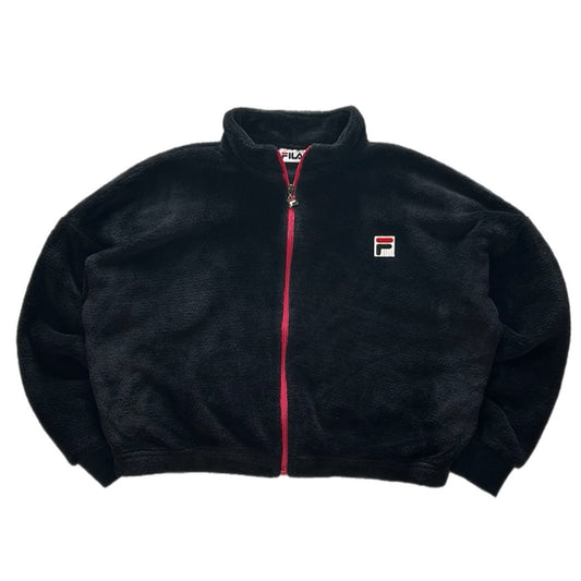 Fila Fuzzy Cropped Fleece Jacket