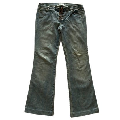 2000s Front-Tie Cabana Jeans