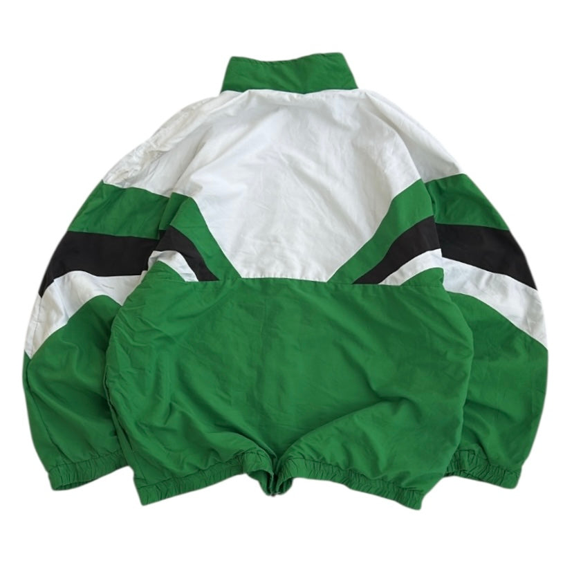 Vintage Green x White Soccer Club Full Zip Jacket