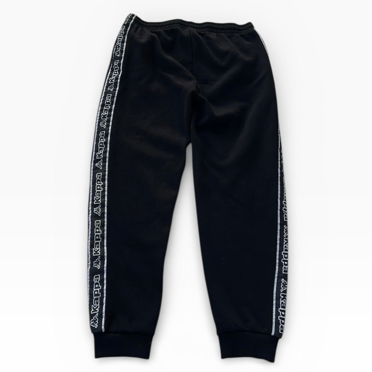 Kappa Black adjustable joggers