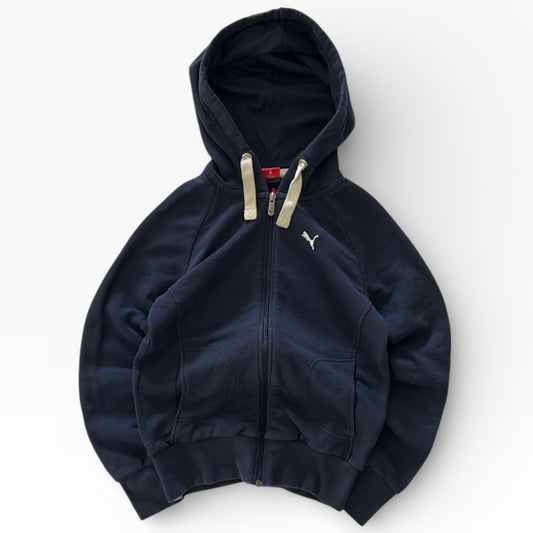Puma Navy Full Zip Hooded Jacket