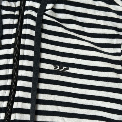 Adidas Stripped Hooded Full Zip Jacket