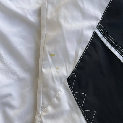 Vintage Black x White Full Zip Shell Jacket