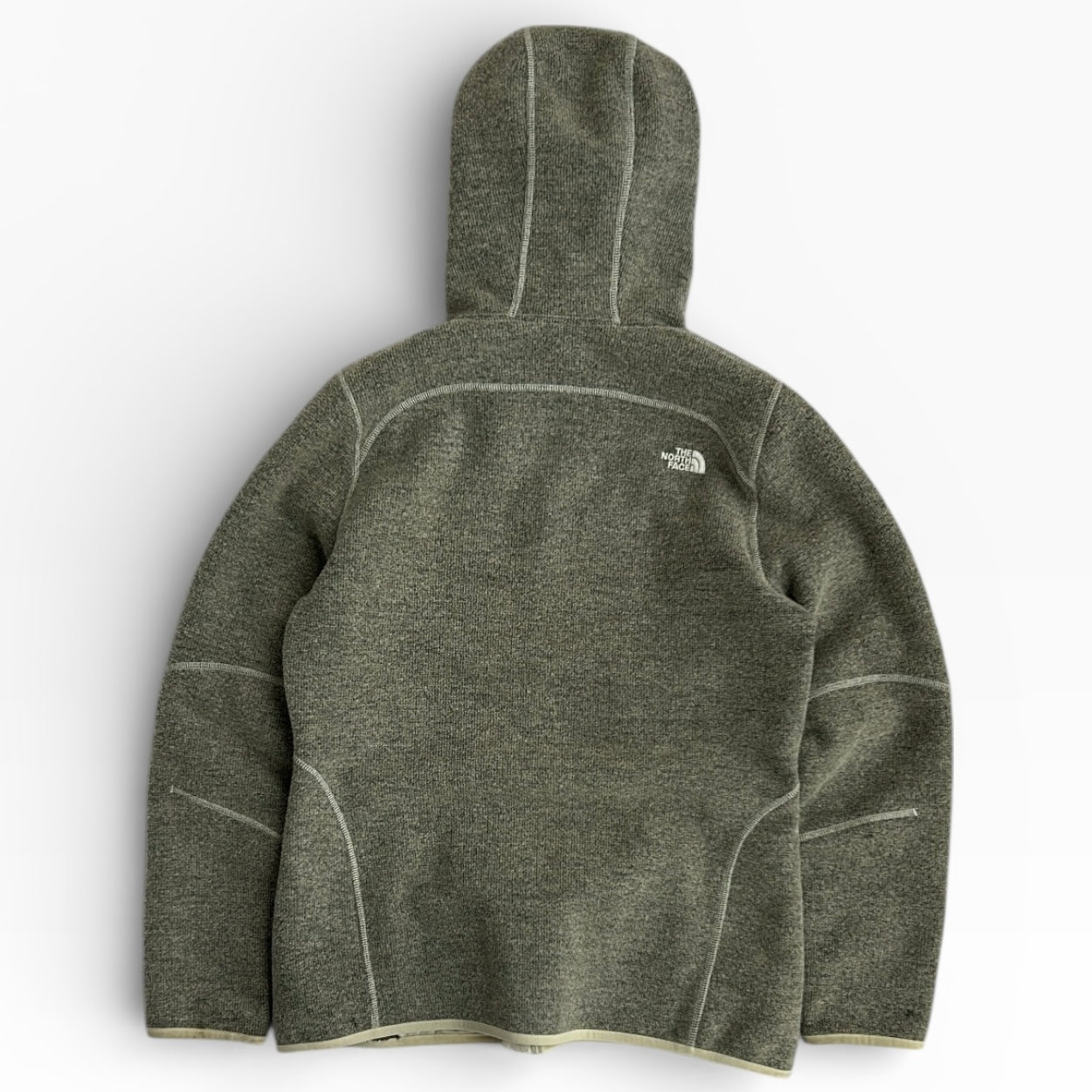 The North Face Full Zip Fleece Adjustable Jacket With Fuzzy Inside