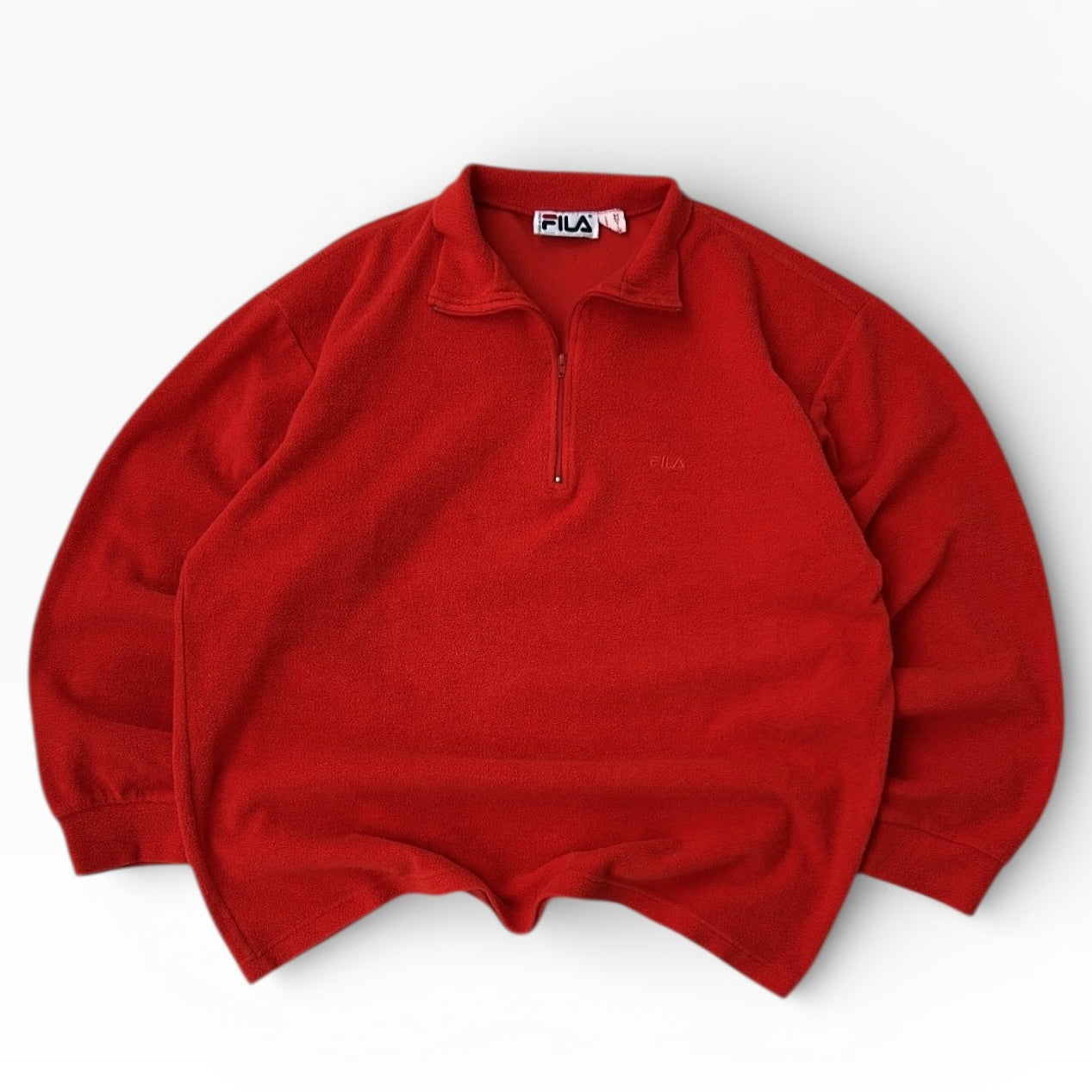 Fila Red 1/4 Zip Fleece