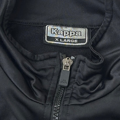 Kappa Original Logo Full Zip Black Track Jacket