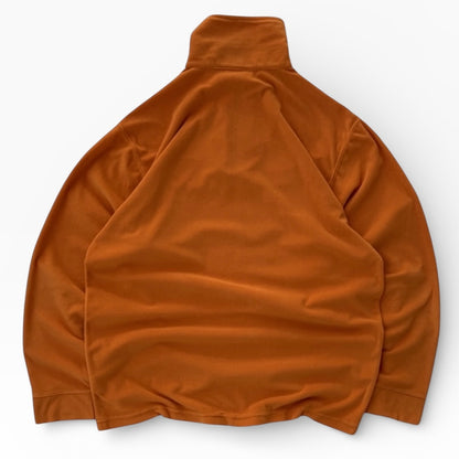 ASICS 1/4 Zip Orange Fleece