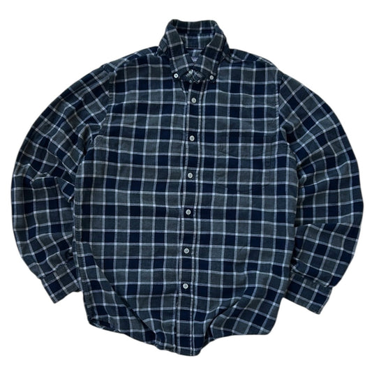 Vintage Charles Wilson Blue & Grey Flannel OverShirt
